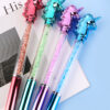 Wholesale Plastic 0.7mm Blue Crystal Diamond Ballpoint Pen