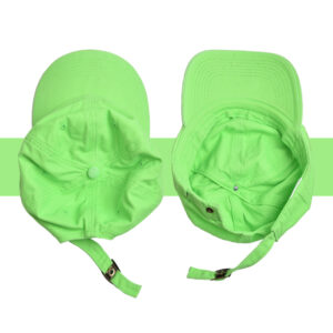K231029 fluorescent green-children's baseball cap / High quality shoe buckle free size (head circumference 52-54CM)