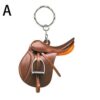 Wholesale Saddle Car Key Pendant Acrylic Keychain