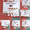 Wholesale Christmas Santa Claus Snowflake Bell Elk Alloy Earrings