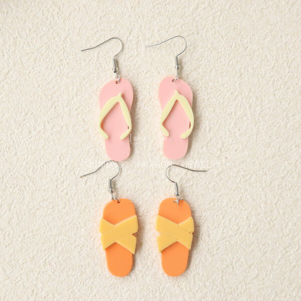 Wholesale Slippers Acrylic Earrings
