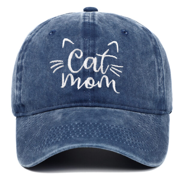 O1CN01gZNtlR1IIxp3TrZmM_4254640871-0-cib Wholesale of New CAT MOM Embroidered Vintage Washed Cotton Baseball Caps