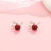 Wholesale Christmas Deer Alloy Stud Earrings