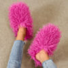 Wholesale Faux Wool Cotton Slippers
