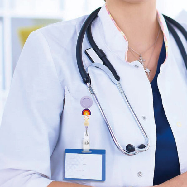 Wholesale Silicone Beaded Telescopic Keychain