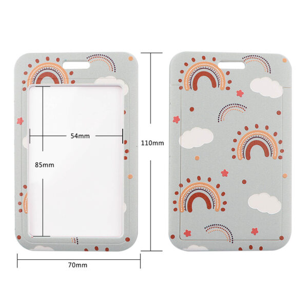 Wholesale Rainbow Polyester Badge Lanyard