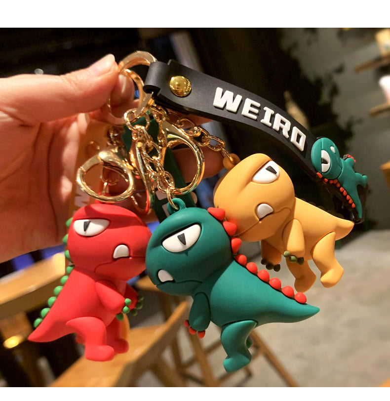 Wholesale Silicone Dinosaur Creative Keychain