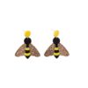 O1CN01gdhbvh1tTALnUQci1_2207988525902-0-cib Wholesale Acrylic Vintage Flower Bee Earrings