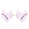 Wholesale Little Devil Frameless Sunglasses AC