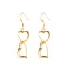 Wholesale of Medium To Long Length Love Alloy Earrings