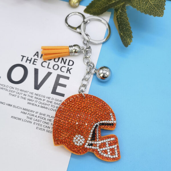 O1CN01ghx6Yy1a87TXOggJ0_2214423013284-0-cib Wholesale Diamond Baseball Cap Keychain