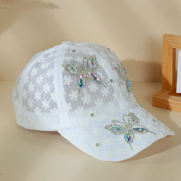 O1CN01giRykK1WTPUuhbDL4_2215615932789-0-cib Wholesale Lace Breathable Sun Protection Face Small Baseball Cap