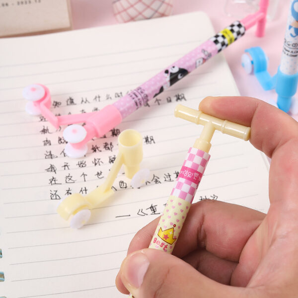 Wholesale Plastic Scooter Shape Ballpoint Pen