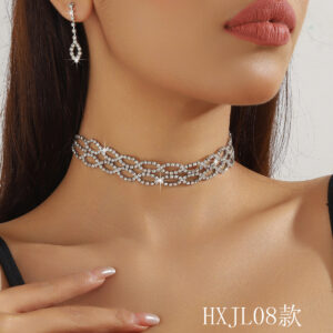 HXJL08 silver white drill / silver plating