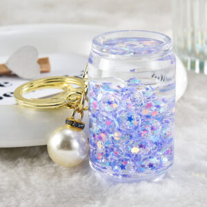 Purple / Light gold buckle + cans Pearl A2-1