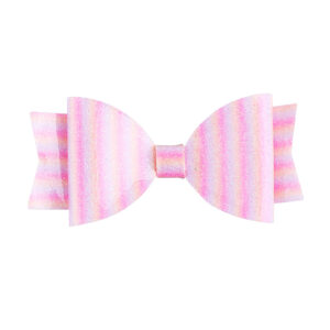 Striped pink hairpin