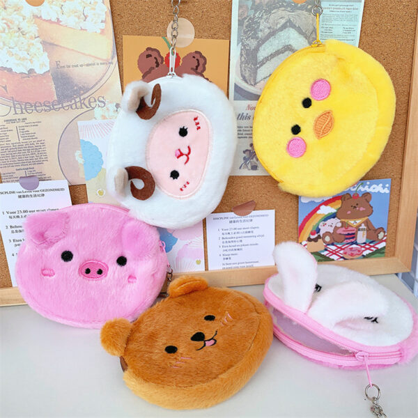 Wholesale Small Bear Plush Wallet