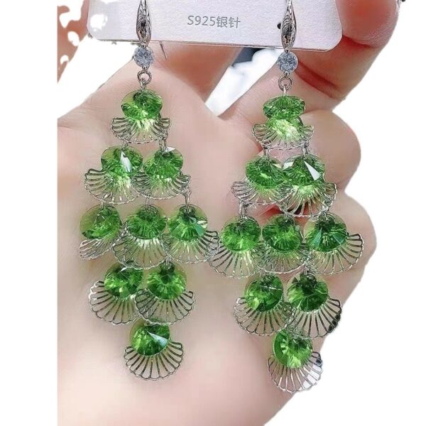 O1CN01gmwI1C2EpFVligCJU_2865688793-0-cib Wholesale Crystal Vintage Tassel Long Earrings