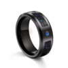 Wholesale Zircon Inlaid Titanium Steel Ring