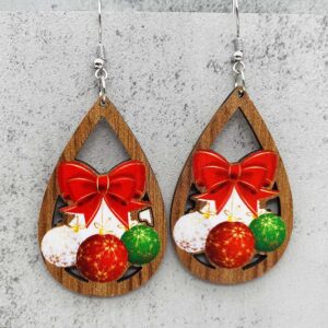 JE1113K / Wooden earrings