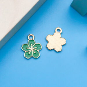 1 drip green small cherry 12x 14.5mm-12085-0.7g