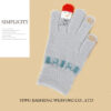 Wholesale Autumn and Winter Christmas Snowman Touch Screen Imitation Cashmere Cycling Plush Thickened Gloves