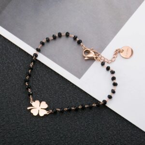 Four-leaf clover (rose gold)