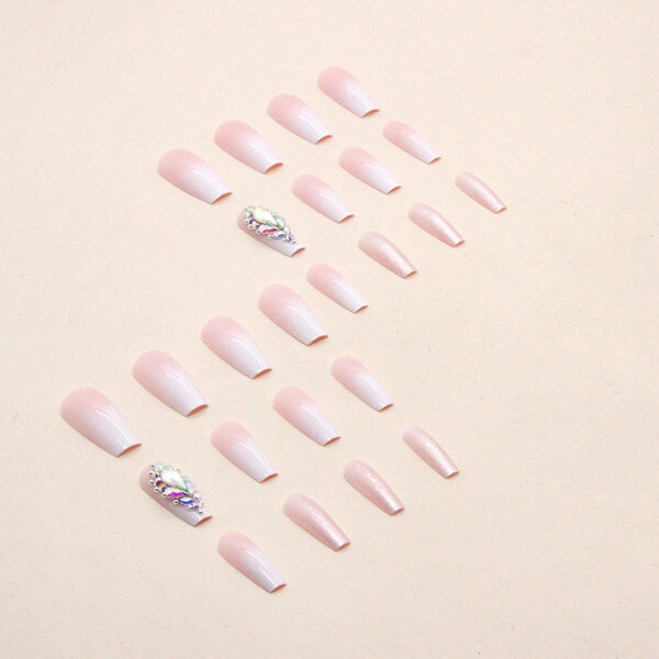 Wholesale Gradient Sweet Pink Nail Stickers