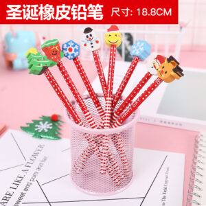 HB / Christmas eraser pencil