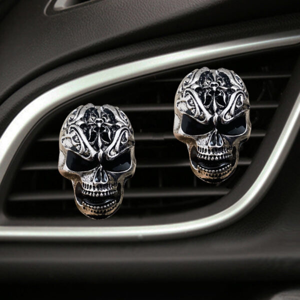 Wholesale Metal Retro Skull Car Perfume Car