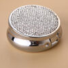 O1CN01guWSOu1v2GEEnydRn_2207794686114-0-cib Wholesale Diamond-encrusted Round Three-compartment Metal Pill Box