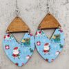 O1CN01gvamam2CFrctFhmuS_2207539588445-0-cib Wholesale Christmas Wooden Christmas Tree Stripe Patchwork Earrings
