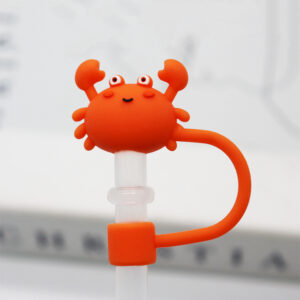 Silicone orange small crab 8mm / Bagged without straw
