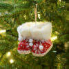 Wholesale Fabric Boots Christmas Tree Pendants