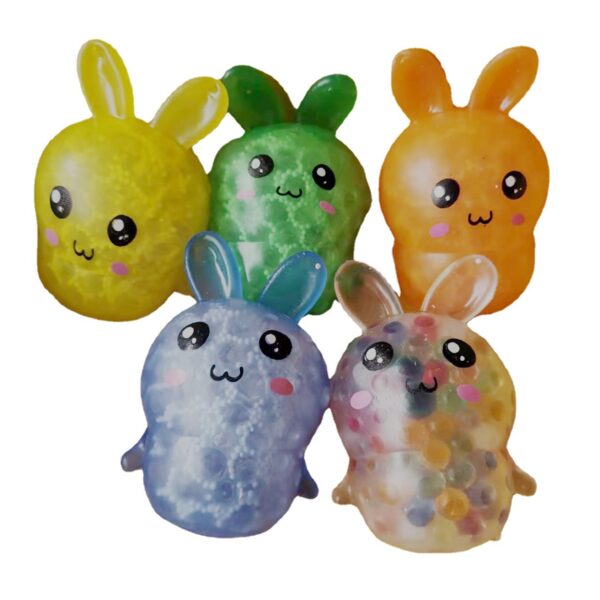 Wholesale Easter Bunny Soft Glue Decompression Toy Stress Reducing Rabbit Pinch Fun