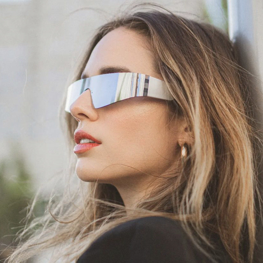 Wholesale Die Punk Frameless Sunglasses PC