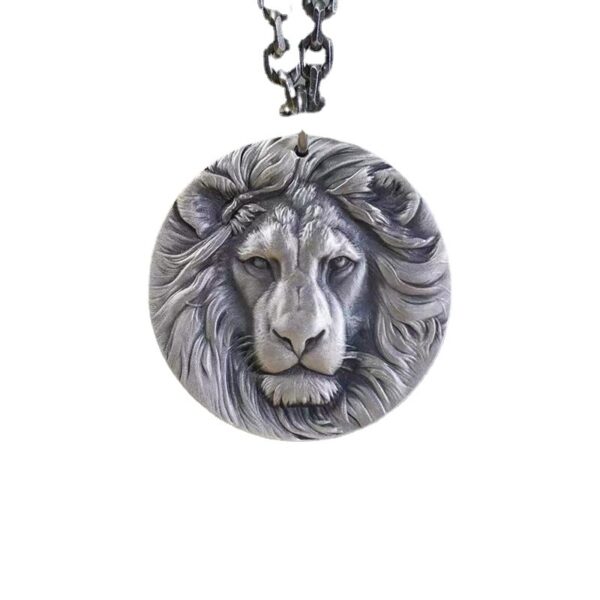 Wholesale Lion Head Pendant Alloy Necklaces