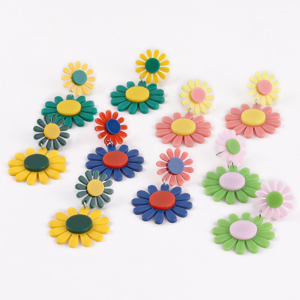 Wholesale Bohemian Acrylic Earrings