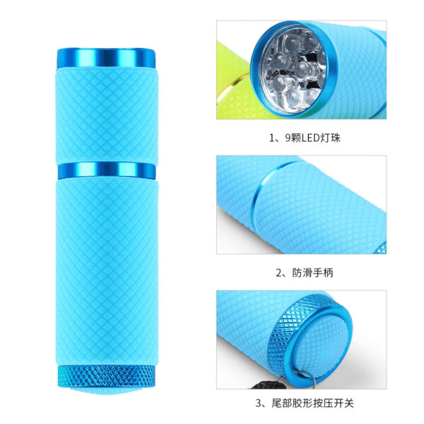 Wholesale Manicure Supplies LED Mini Torch Light Quick Dry Phototherapy Lamp