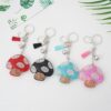 Wholesale Alloy Mushroom Sticker Diamond Keychain