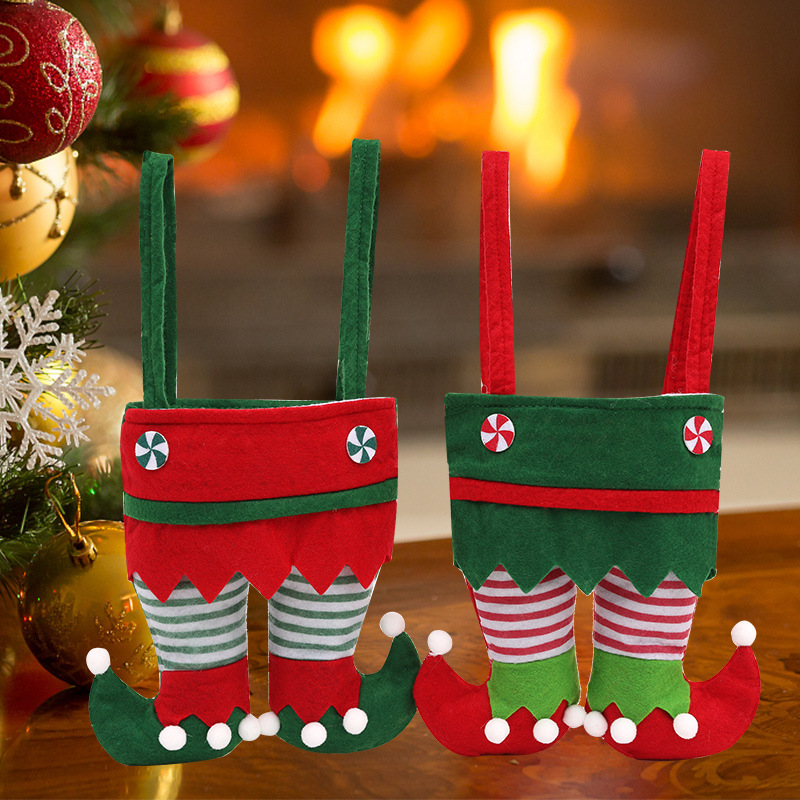 Wholesale Christmas elf bag candy bag Christmas gift gift bag