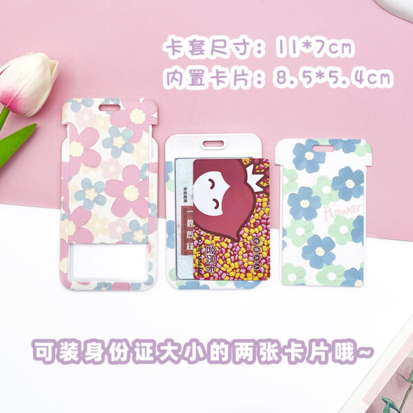 Wholesale Flower ID Card Holder Tag Bracelet Keychain