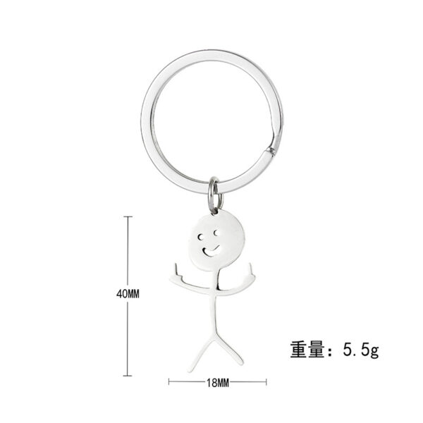 Wholesale Graffiti Character Fun Stainless Steel Keychains