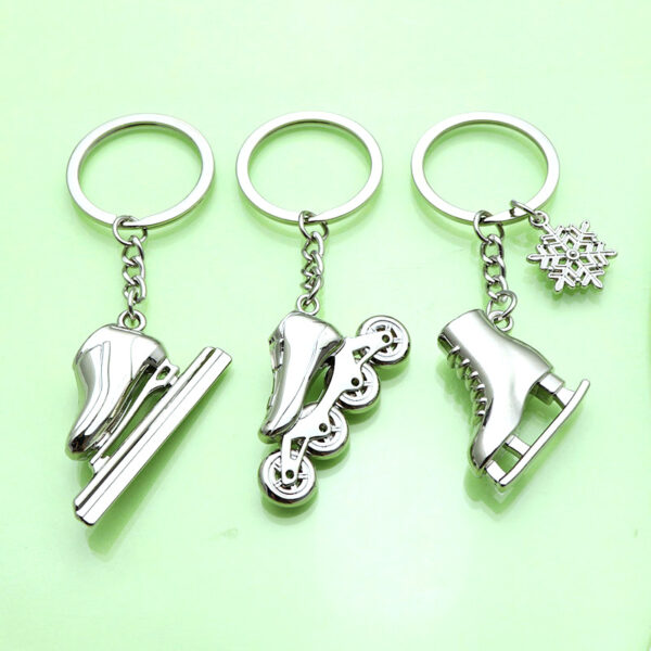 Wholesale Metal Skate Keychain