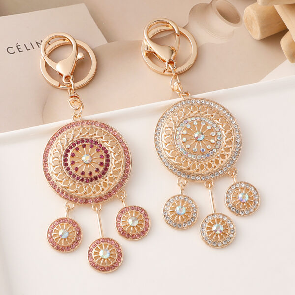 Wholesale Diamond Alloy Dream Catcher Keychain
