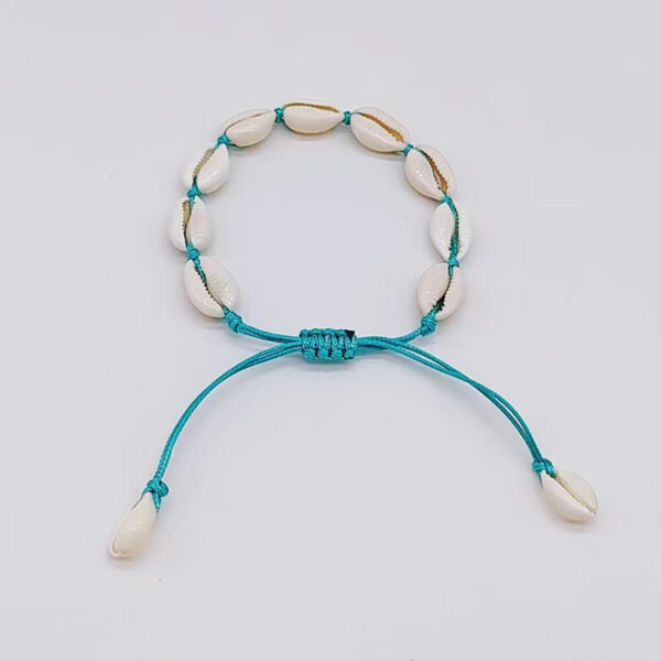 Wholesale Bohemian Colored Rope Braided Natural Shell Bracelets