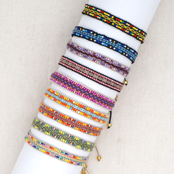 Wholesale Jewelry Bohemian Rainbow Miyuki Beads Bracelet