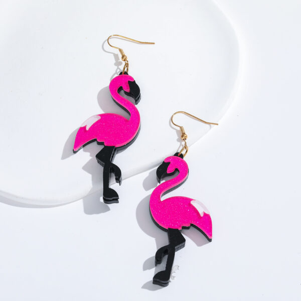 O1CN01h6lxvy2D9HgHCP4Mc_2216733868566-0-cib Wholesale Acrylic Flamingo Simple, Fashionable and Personalized Earrings