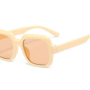 Beige frame through tea