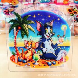 B042-Cat and Mouse Pen Holder